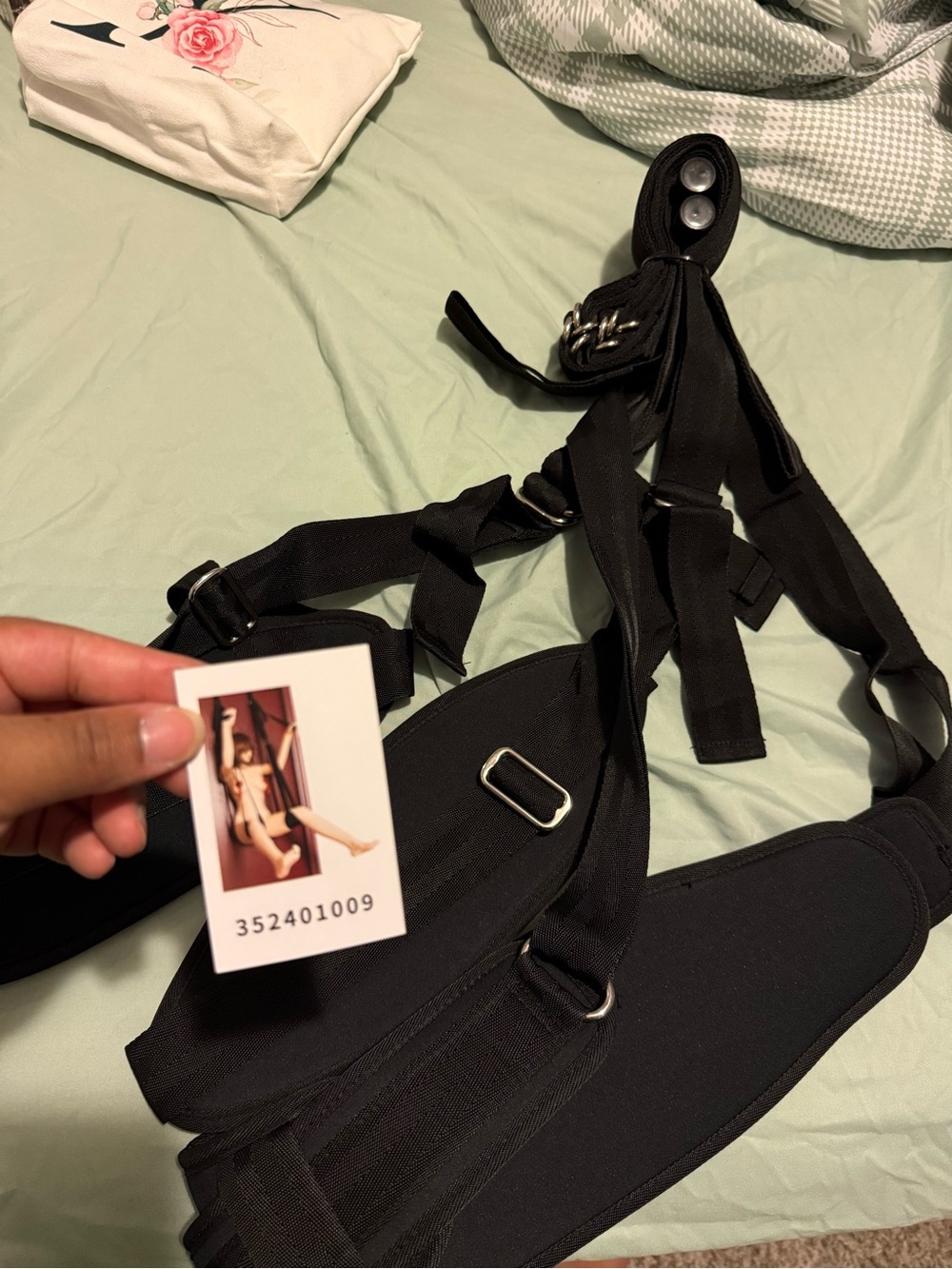 Black Multi-Strap Women’s Harness Belt - (Sex Swing)